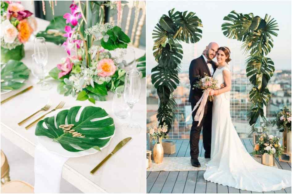 Veja como usar folhagem na decoração do casamento e apostar na tendência do verde para substituir as flores e fugir do comum!