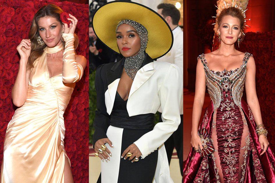 Kim Kardashian, Gisele Bündchen, Kylie Jenner e Blake Lively são apenas alguns nomes que arrasaram nos looks para o Met Gala 2018, o evento mais aguardado pelas fãs de moda do mundo todo. Vem conferir quem arrasou no tapete vermelho da festa do ano!