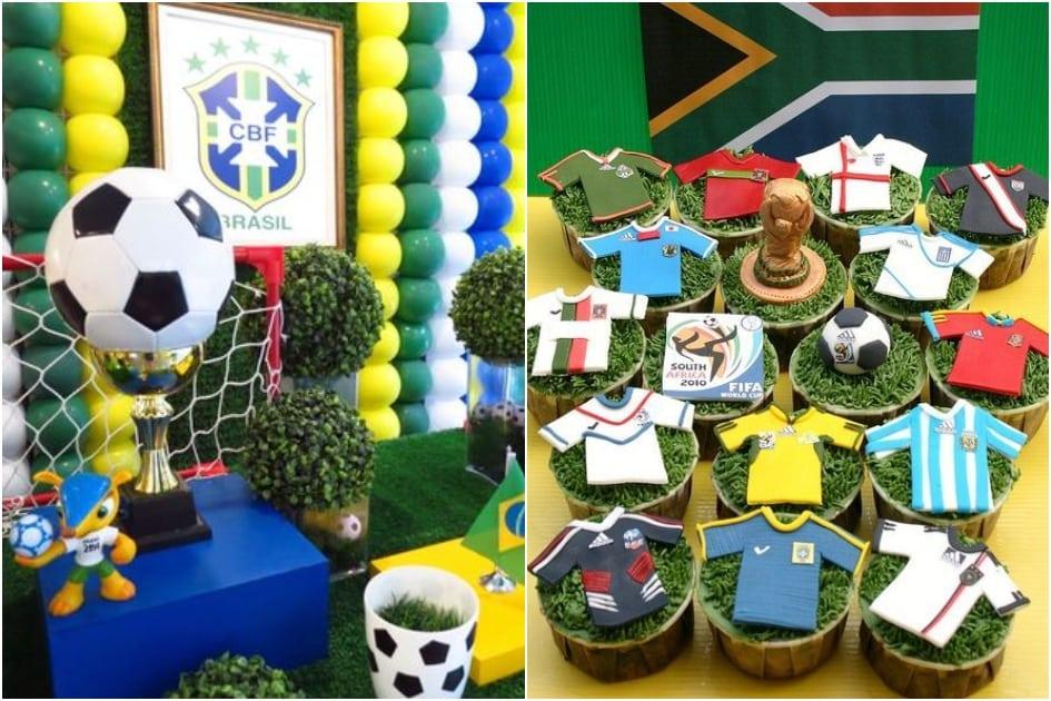 Vai fazer uma festa infantil ou de aniversário nos próximos dias? Então veja ideias para decorar uma festa de Copa do Mundo e torcer pelo Brasil