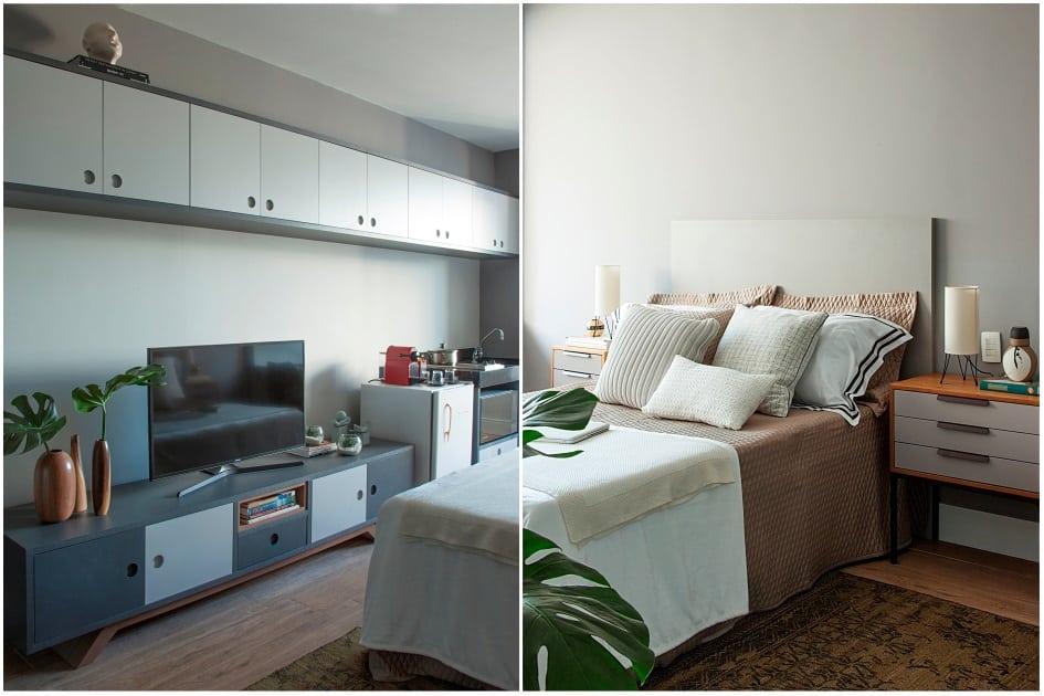 Pequeno apartamento: em 30m², foi possível planejar um local confortável 
