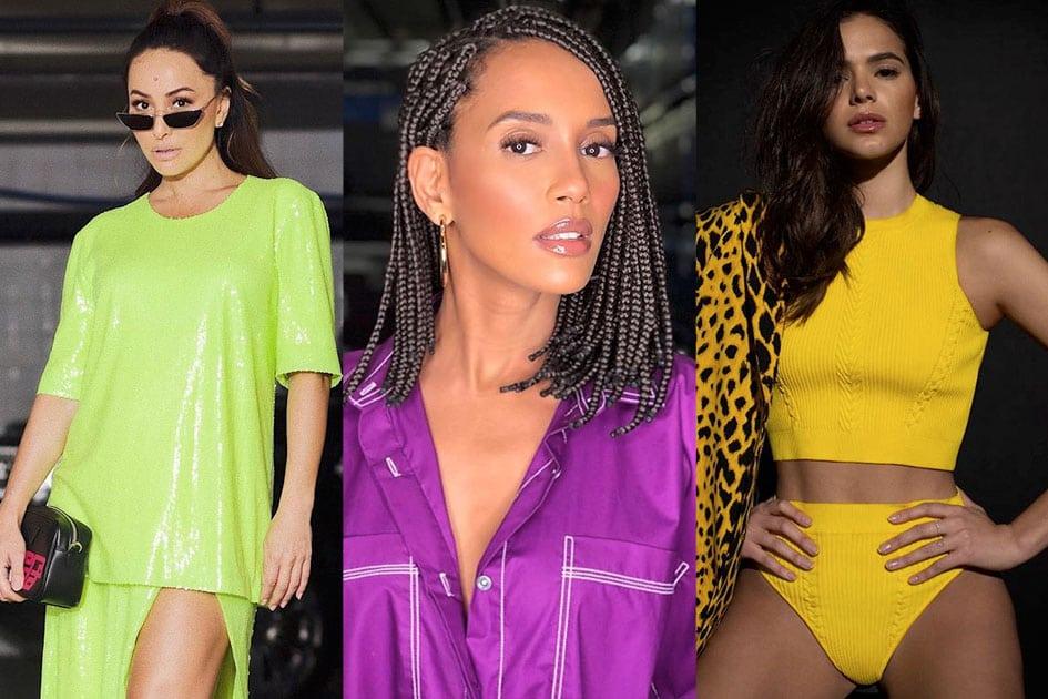 Anitta, Sabrina Sato e Ludmilla são algumas das diversas celebridades que aderiram à nova tendência do momento. Confira o look neon das famosas e inspire-se no trend do verâo 2019!