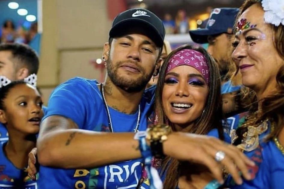 Confira o beijo de Neymar e Anitta no Carnaval do Rio 