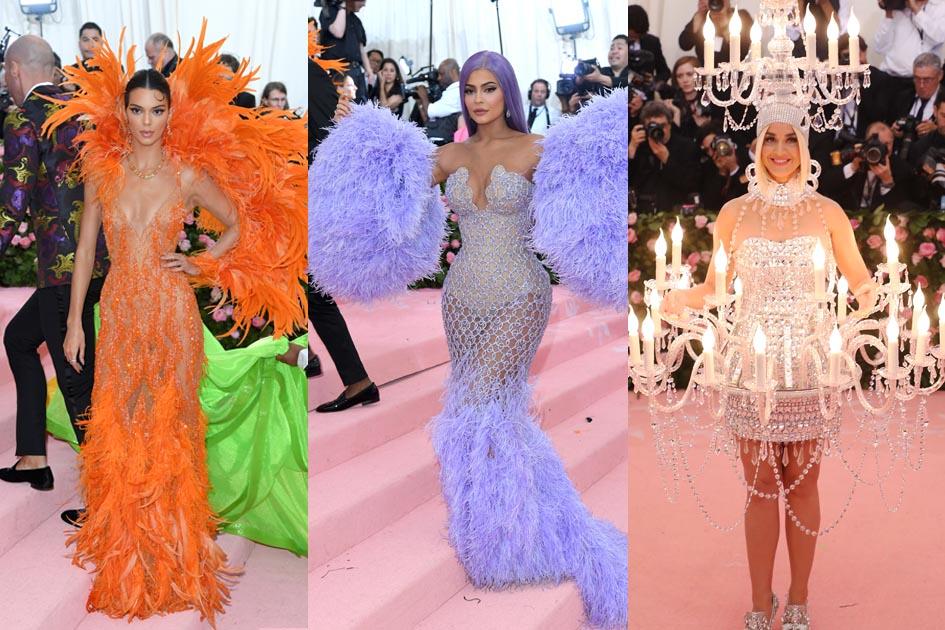 Confira quais foram os looks das famosas no pink carpet do MET Gala 2019! O tema foi extravagância - camp - e as celebridades ousaram no evento!