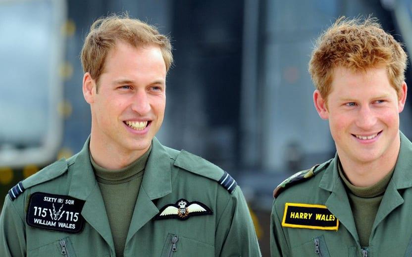 Príncipe Harry admite ter problemas no relacionamento com o irmão, William 