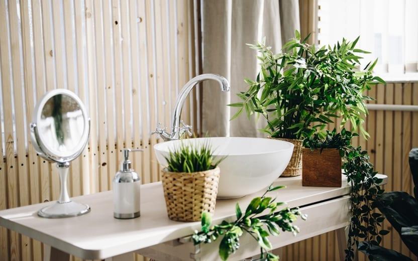 Traga os benefícios da natureza para dentro de casa. Com as plantas para banheiro, você não só melhorará o ar do ambiente, como dará vida ao espaço