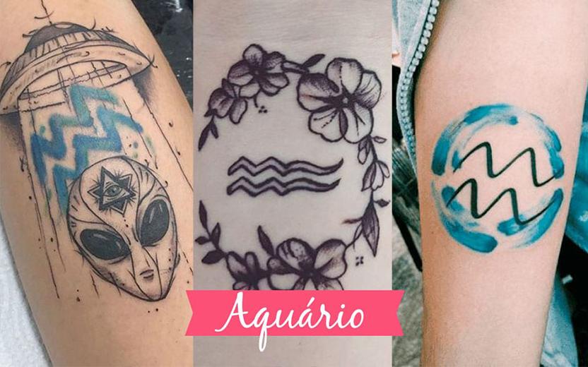 Tatuagem de Aquário: veja 10 ideias de tattoo para o signo 