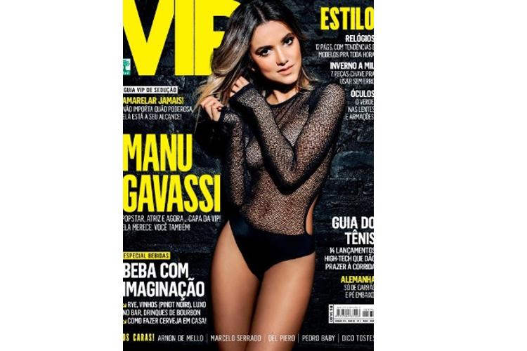 Manu Gavassi reclama de photoshop em capa de revista