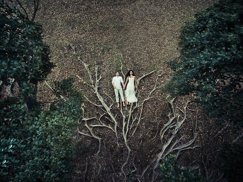 Fotos incríveis de casamentos tiradas por drones