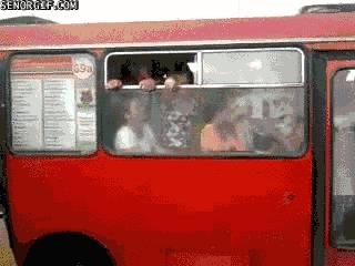 ônibus lotado