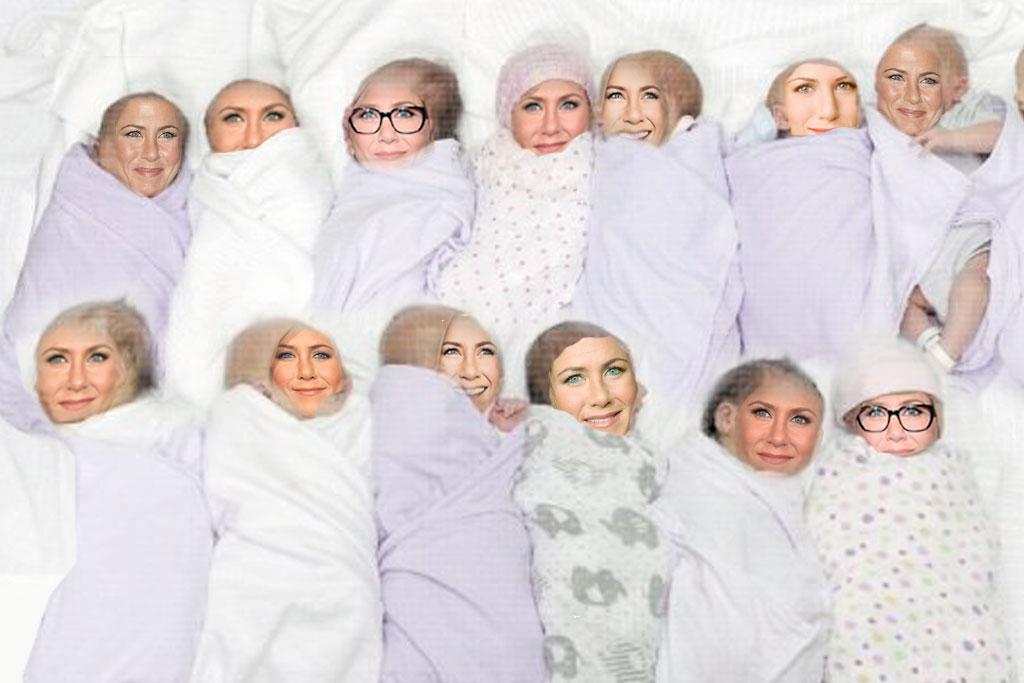 Bebês com a cara de Jennifer Aniston