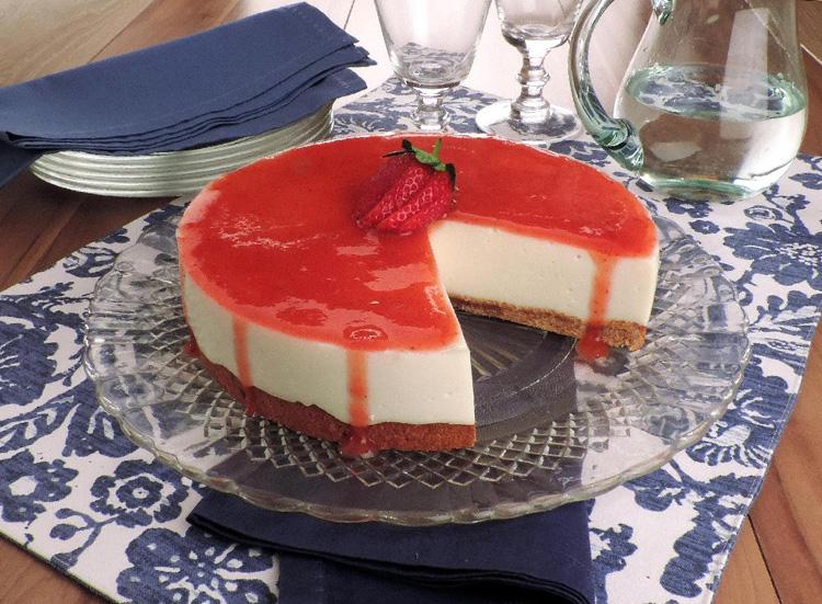 receita de cheesecake de frutas vermelhas light