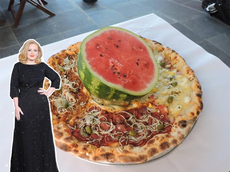 Adele na Pizzaria Batepapo