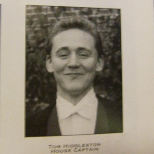 Tom Hiddleston jovem