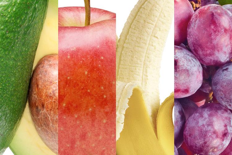 abacate, maçã, banana e uva protegem o coração
