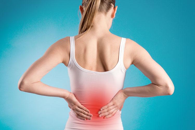 Dor na região das costas é comum em pacientes com fibromialgia