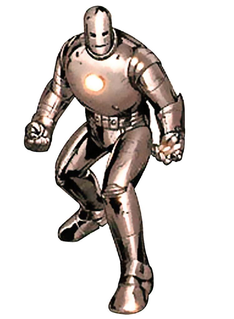 primeira armadura cinza original homem de ferro