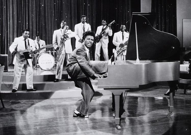 Little Richard em ação: performático e incansável