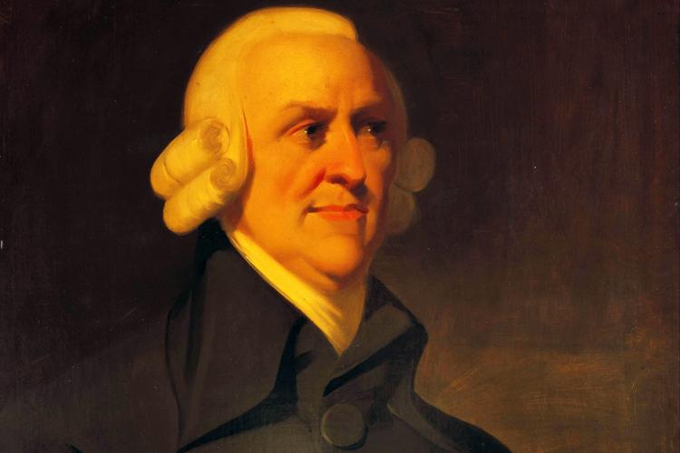 Nascido na Escócia, Adam Smith foi um importante economista e filósofo.