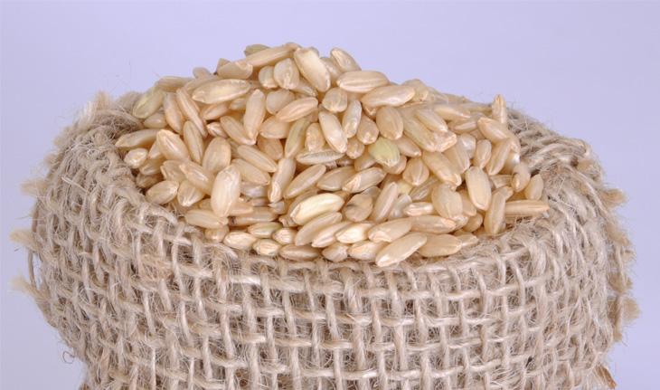 arroz arbóreo dentro de um saquinho