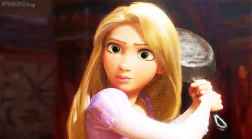 Rapunzel no filme Enrolados da Disney
