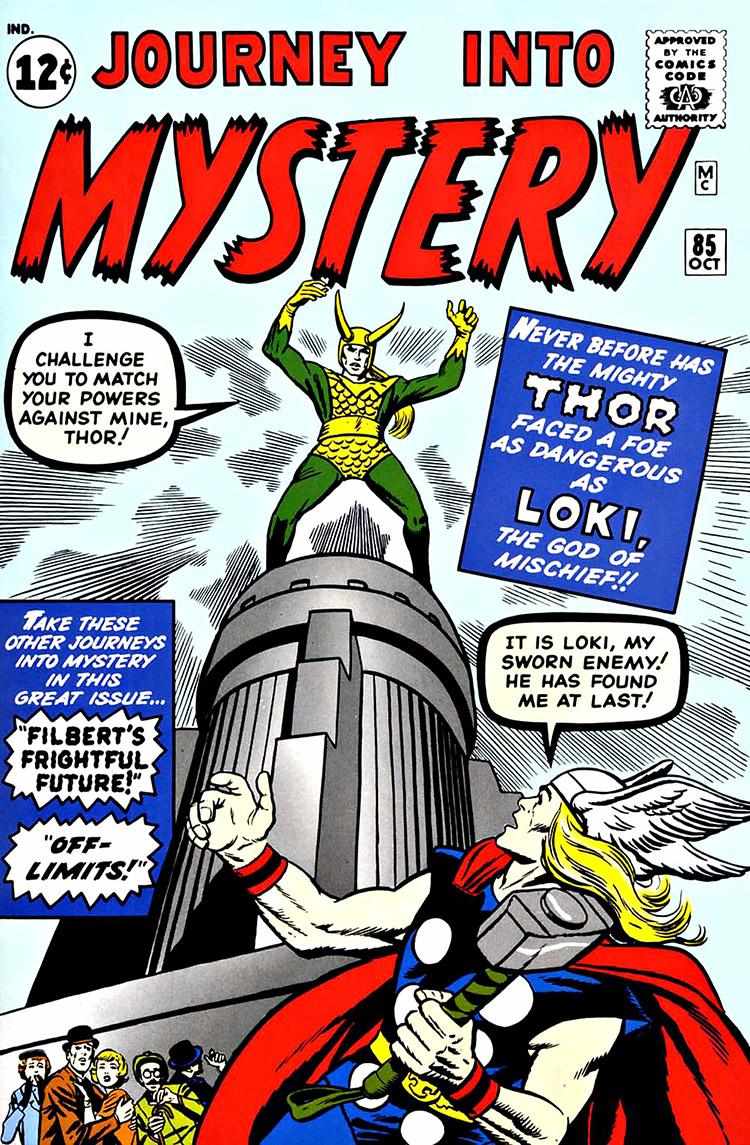 journey into mystery edição 85 primeira aparição de asgard thor loki