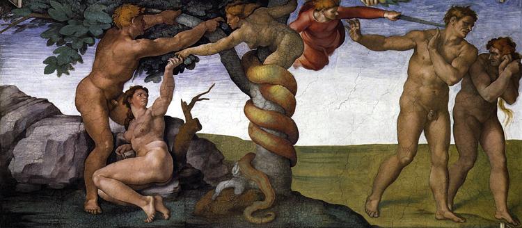 mistério da autoria dos evangelhos pintura michelangelo