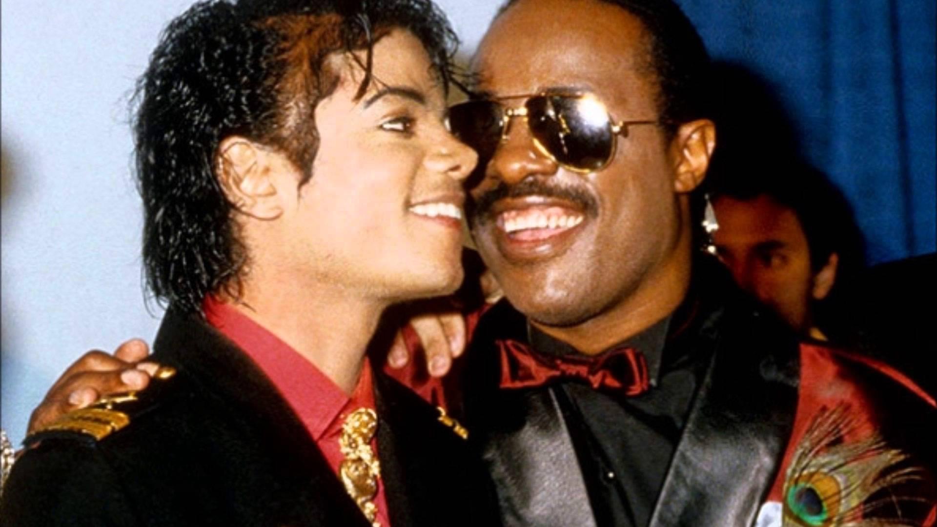 Michael Jackson e Stevie Wonder