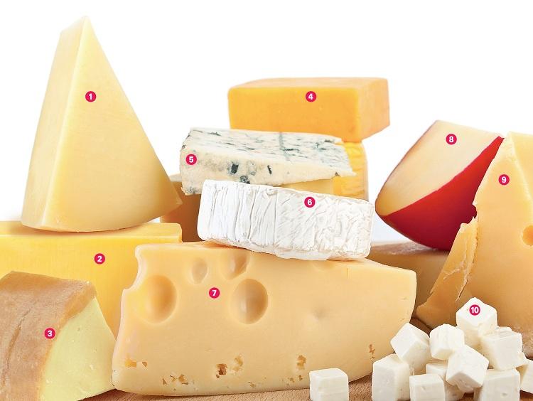 os tipos de queijo