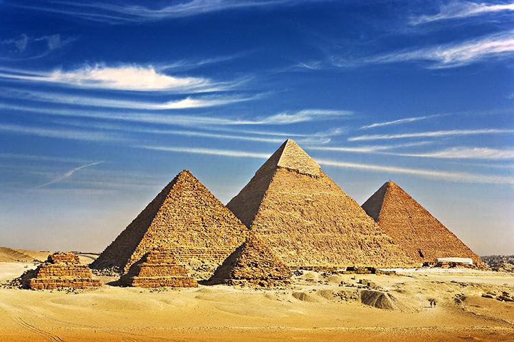 Egito, Cairo, pir‚mides do planalto de GizÈ