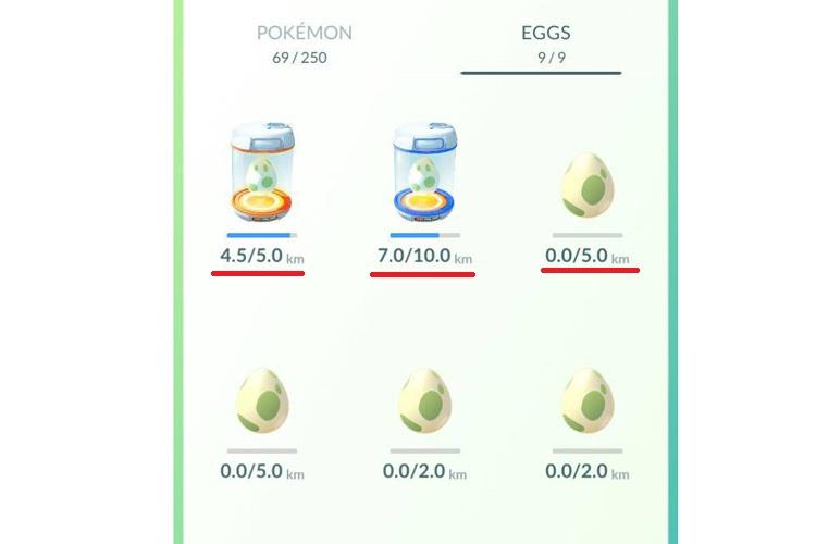 Como chocar ovos em Pokémon Go