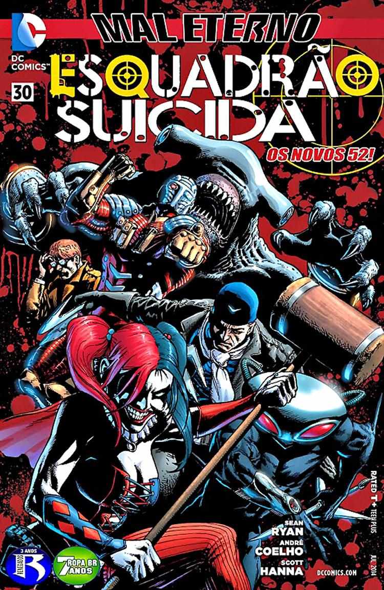quadrinhos esquadrão suicida novos 52