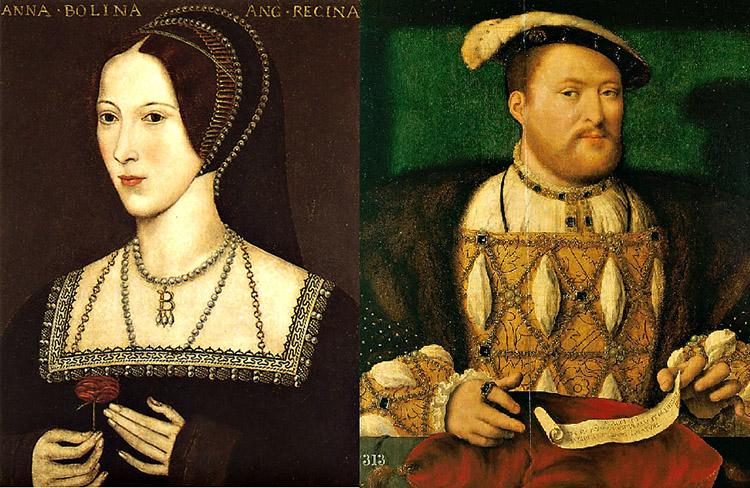os pais da rinha Elisabeth I ana bolena henrique VIII
