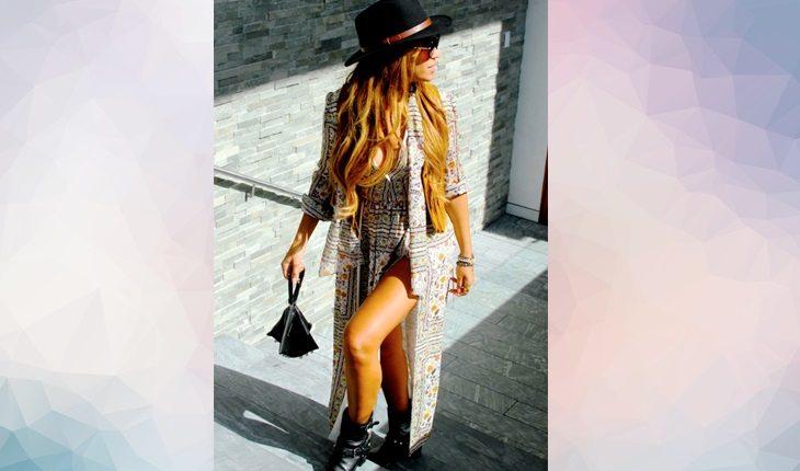 Beyoncé com roupa de estampas