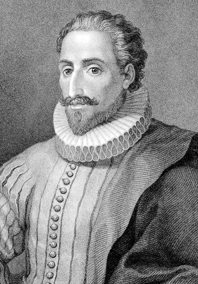 Miguel de Cervantes, poeta, dramaturgo, escritor, espanhol, retrato, preto e branco