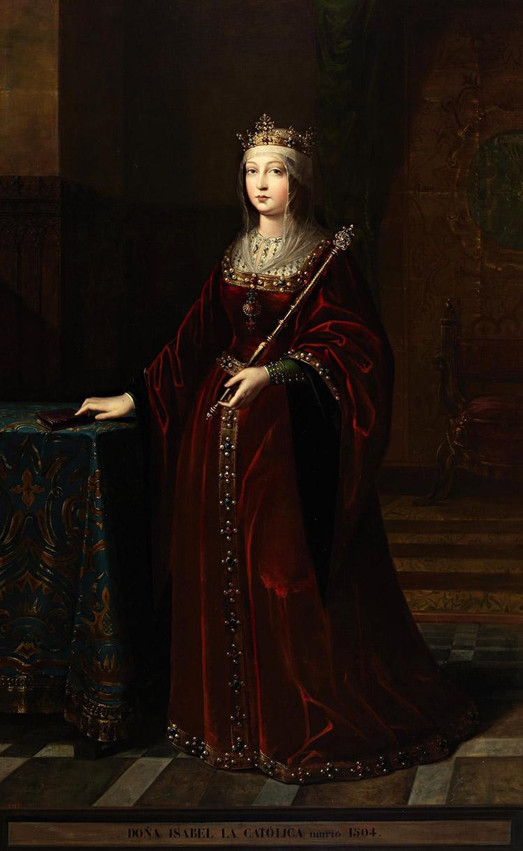 imagem de Isabel de Castela como sua majestade