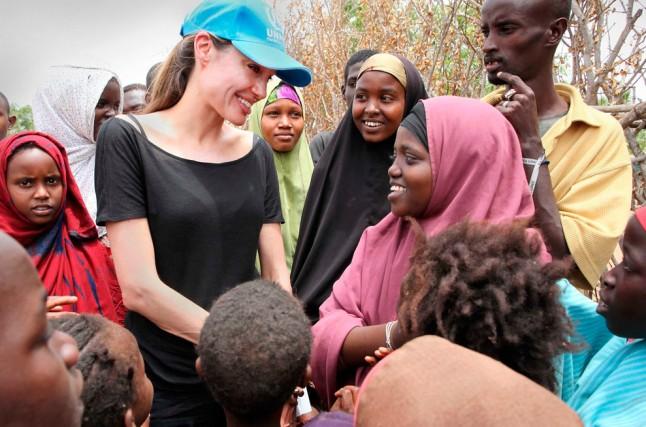 Angelina Jolie na África