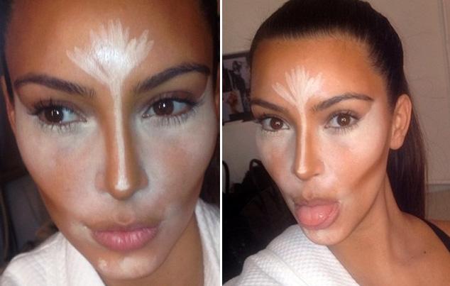 Veja vídeos e aprenda como fazer o contorno facial de Kim Kardashian