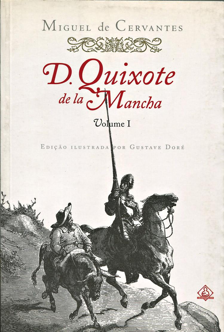 Dom Quixote de la Mancha, livro, capa