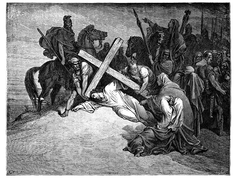Jesus Cristo, crucificação, caminho do calvário, cruz