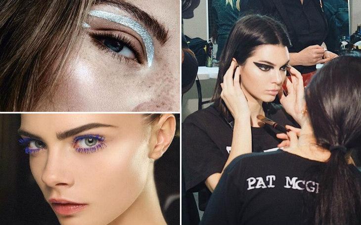 maquiadores no Instagram Pat McGrath Cara Delevigne e Kendall Jenner