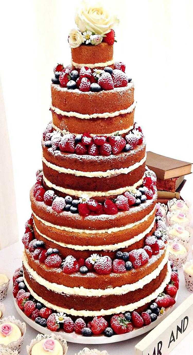 Naked cake para casamento