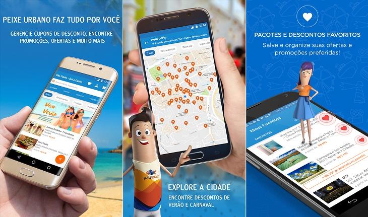print de tela smartphone android aplicativos para economizar nas compras online peixe urbano