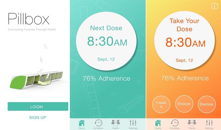 print de tela smartphone aplicativos para cuidar da saúde pillbox