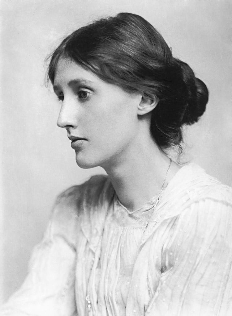 Virginia Woolf, escritora, retrato, preto e branco