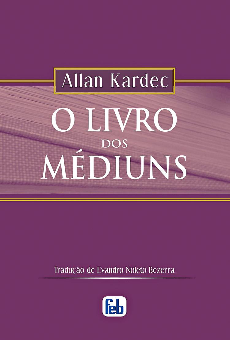 O Livro dos Médiuns, Allan Kardec, capa roxa