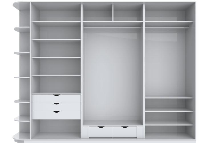 Guarda-roupa sem porta para closet é usado como móveis organizadores