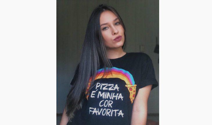 camisetas criativas chico rei estampa de pizza instagram