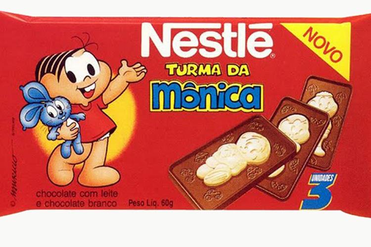 Chocolate turma da Mônica doces da infância