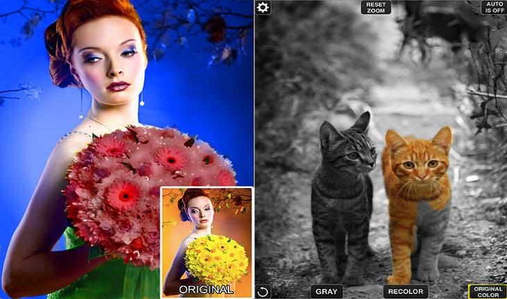 print de tela tablet ipad aplicativos editar fotos aplicativo color effects
