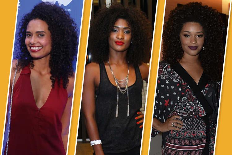 Aisha Jambo, Erika Januza e Juliana Alves, famosas negras com cabelo afro
